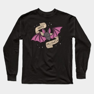 Cute Halloween Bat Long Sleeve T-Shirt